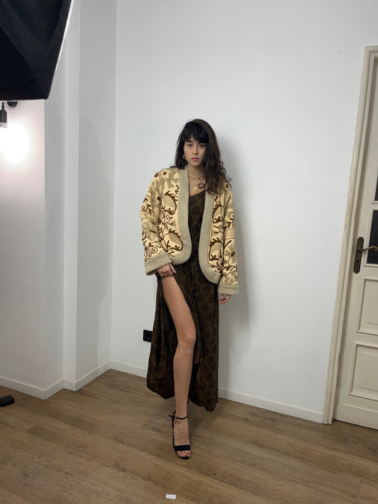 Suzani jacket beige